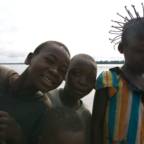 Barn fra Kongo som smiler